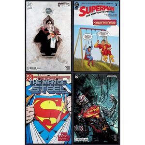 DC Comics Superman Comic Lot 4x Man of Steel Kryptonite Spectrum Absolute Power